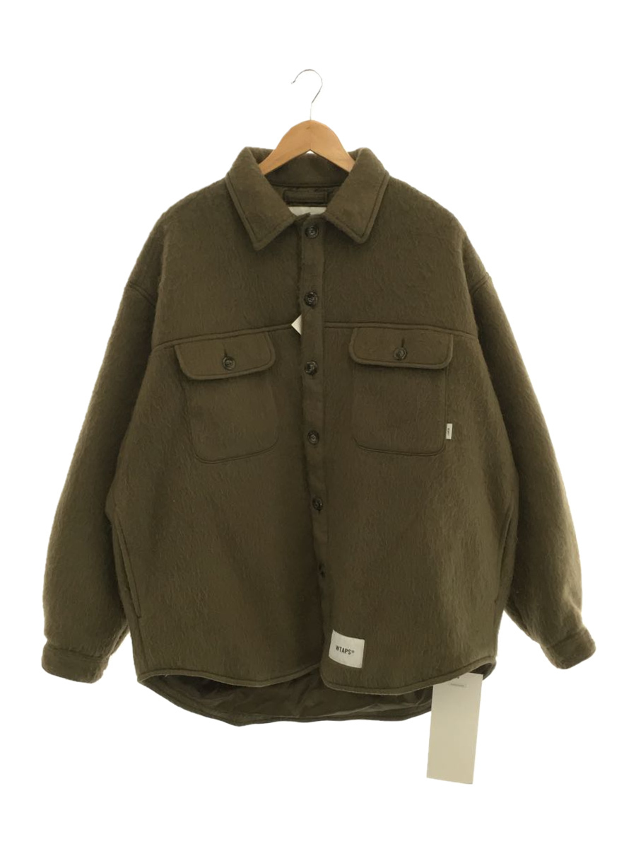 WTAPS◇22AW/JACKET WOPO.SHGY/3/タグ付/シャギーCPO/22WVDK-JKM03 WTAPS◇22AW/JACKET WOPO.SHGY/3/タグ付/シャギーCPO/22WVDK-JKM03