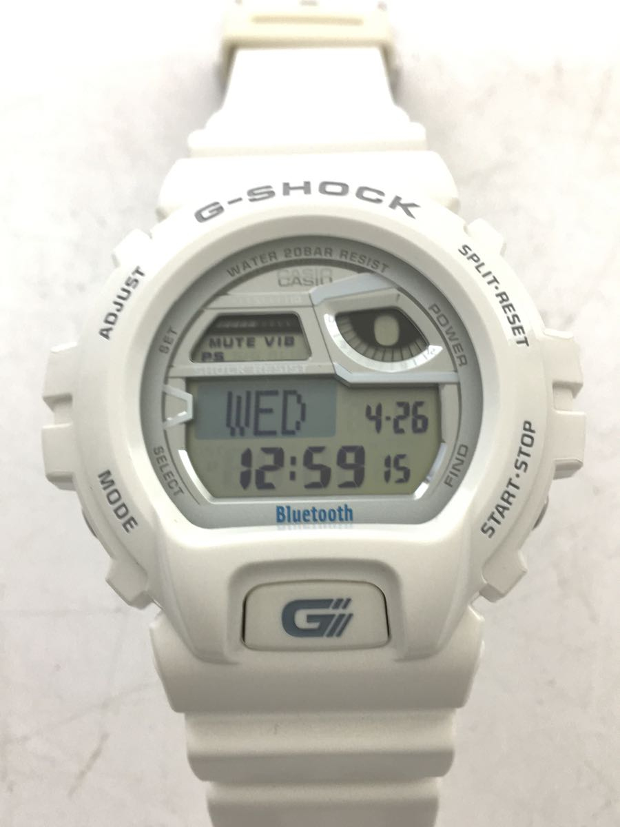 CASIO◆クォーツ腕時計・G-SHOCK/デジタル/WHT_画像1