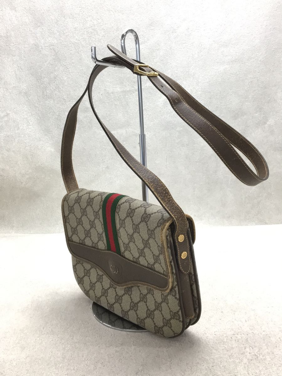 GUCCI◆ショルダーバッグ/PVC/BEG/総柄/001・113・6862