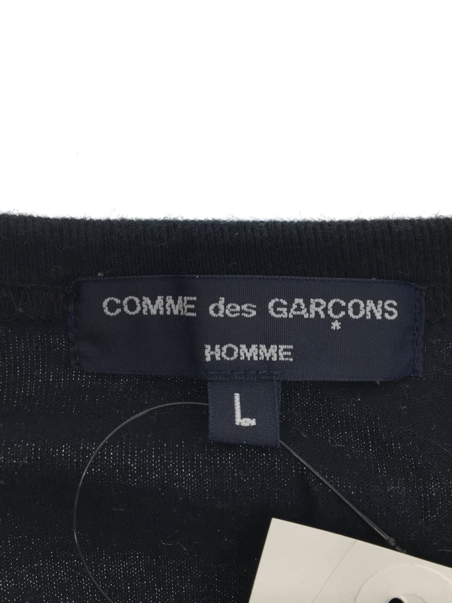 COMME des GARCONS HOMME◆長袖Tシャツ/L/コットン/NVY/HF-T010_画像3