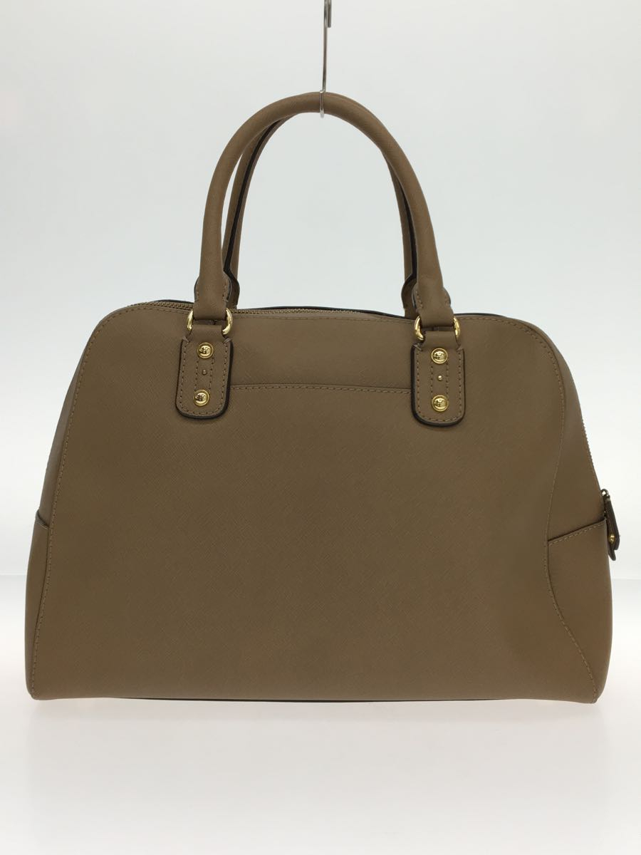 MICHAEL KORS◆ハンドバッグ/レザー/CML/無地_画像3