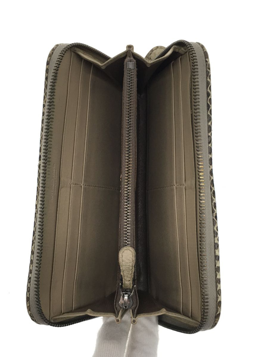 BOTTEGA VENETA◇長財布/レザー/BEG/花柄/レディース/*パイソン BOTTEGA VENETA◇長財布/レザー/BEG/花柄/レディース/*パイソン