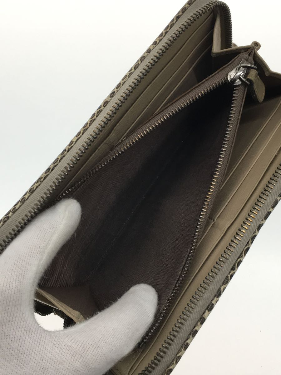 BOTTEGA VENETA◇長財布/レザー/BEG/花柄/レディース/*パイソン BOTTEGA VENETA◇長財布/レザー/BEG/花柄/レディース/*パイソン