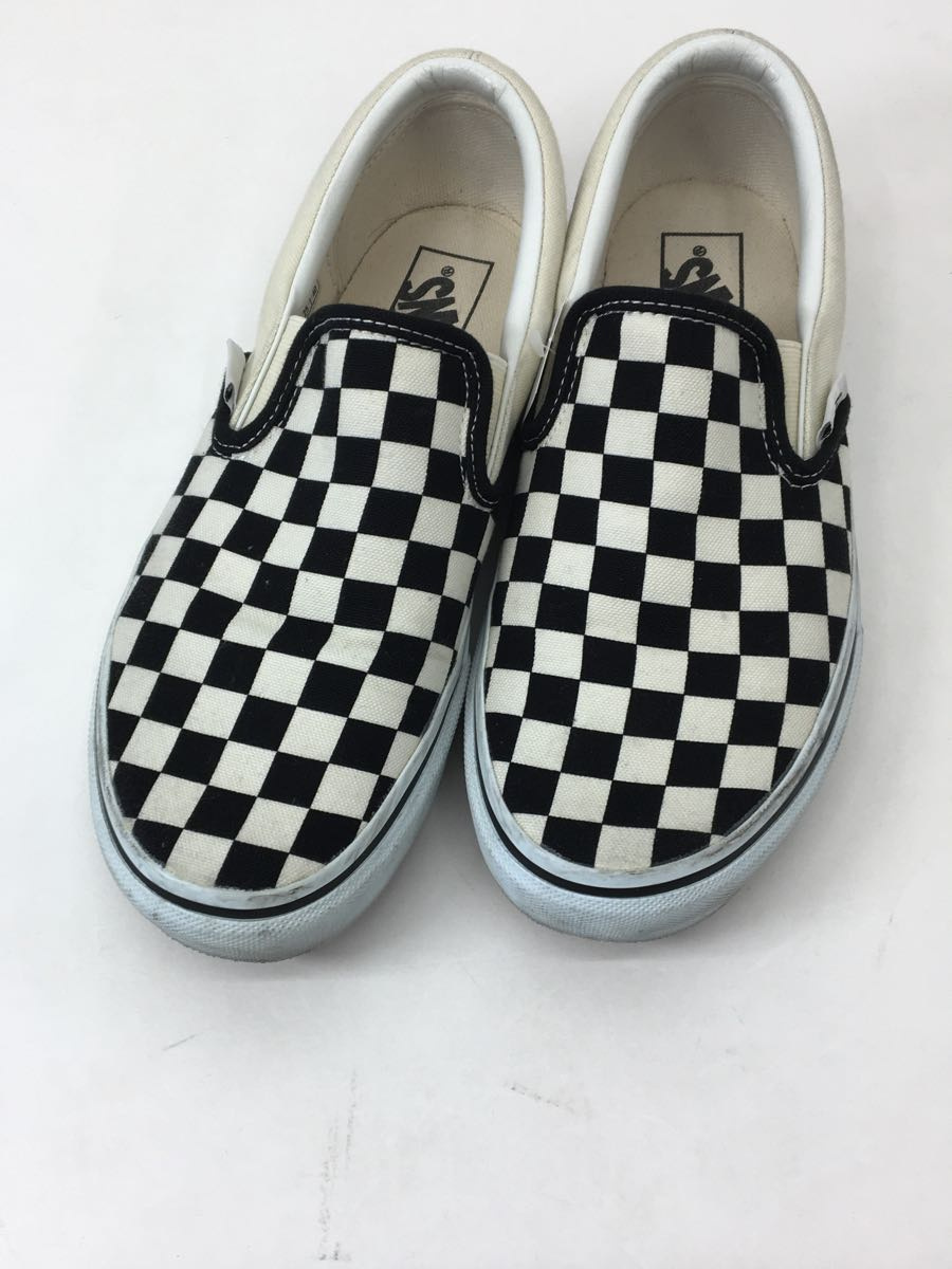 VANS◆スリッポン/ローカットスニーカー/25cm/ホワイト/キャンバス/466091-0001_画像2