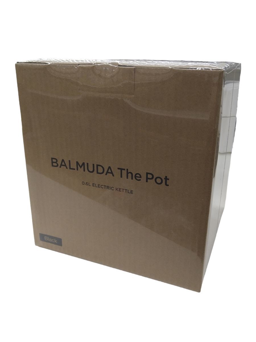 BALMUDA◆【新品未開封】BALMUDA The Pot/電気ケトル/K07A-BK/ブラック/0.6L/_画像1