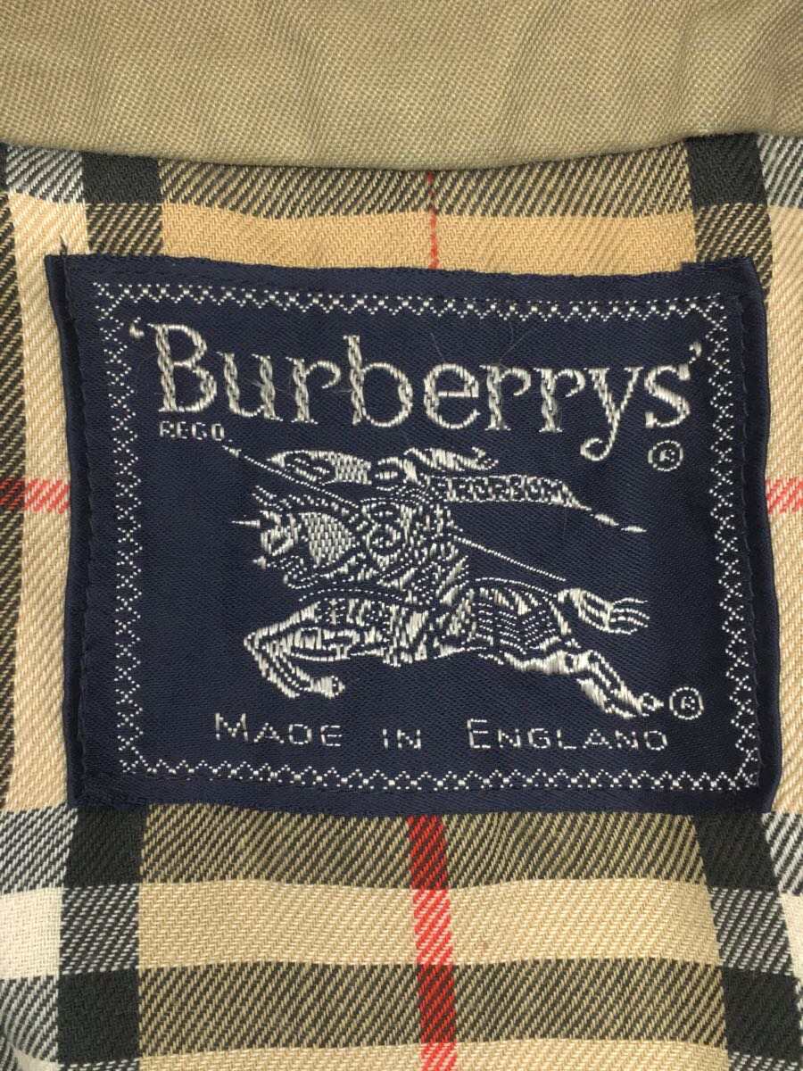 BURBERRYS◆ステンカラーコート/-/コットン/BEG/MADE IN ENGLAND_画像3