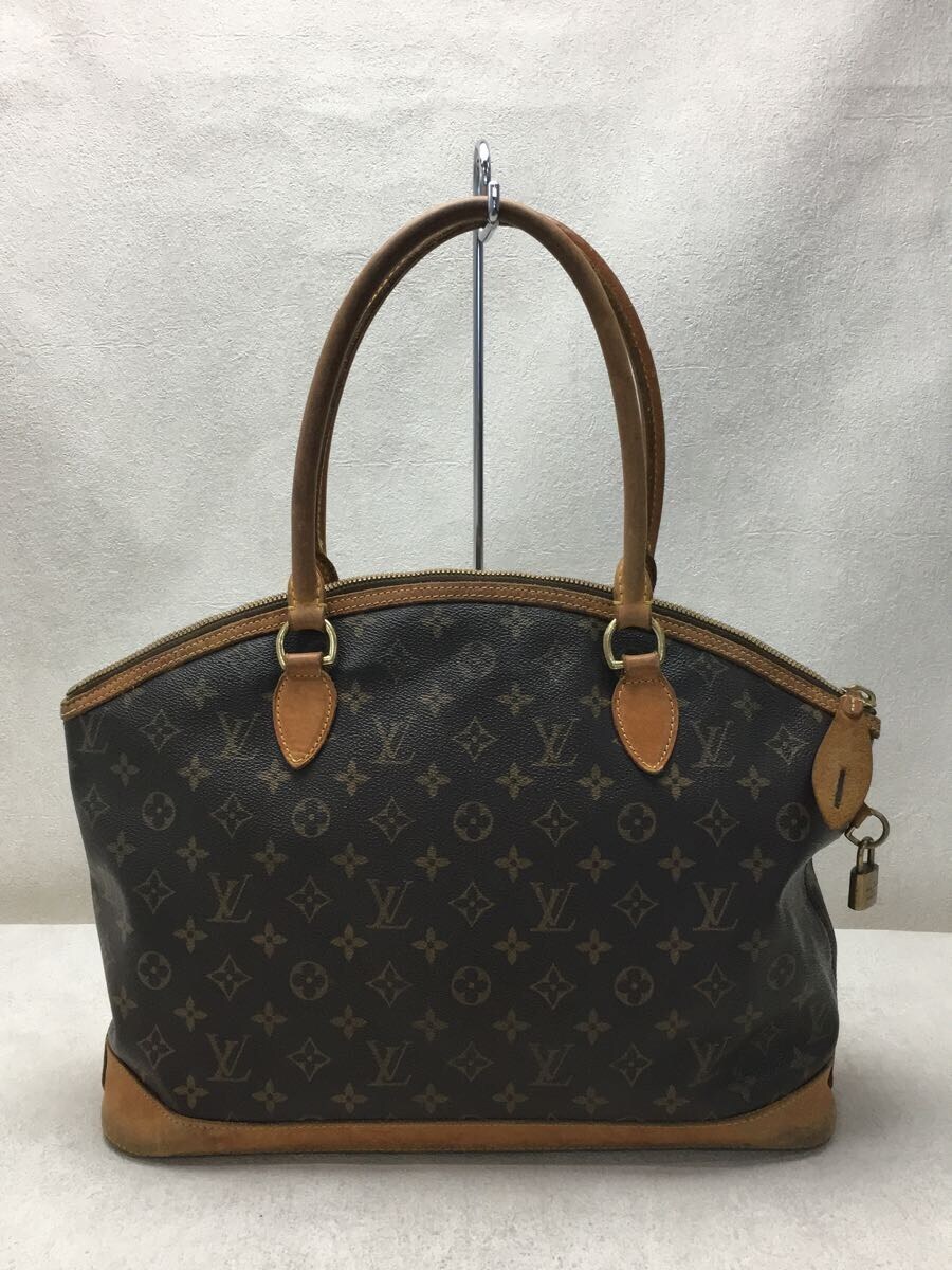 LOUIS VUITTON◆ロックイットオリゾンタル_モノグラム_BRW/PVC/BRW_画像3