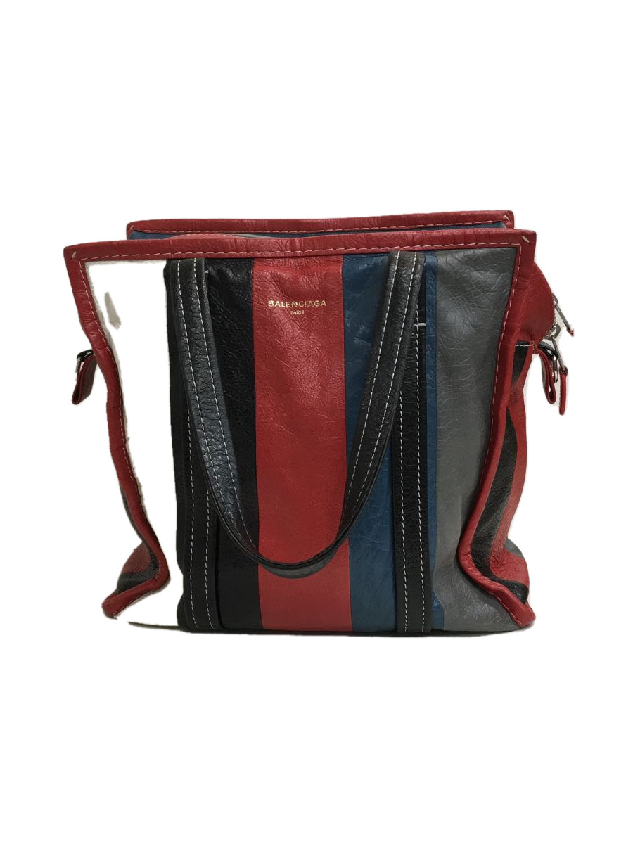 BALENCIAGA◇トートバッグ/レザー/マルチカラー/Bazar Shopper Tote