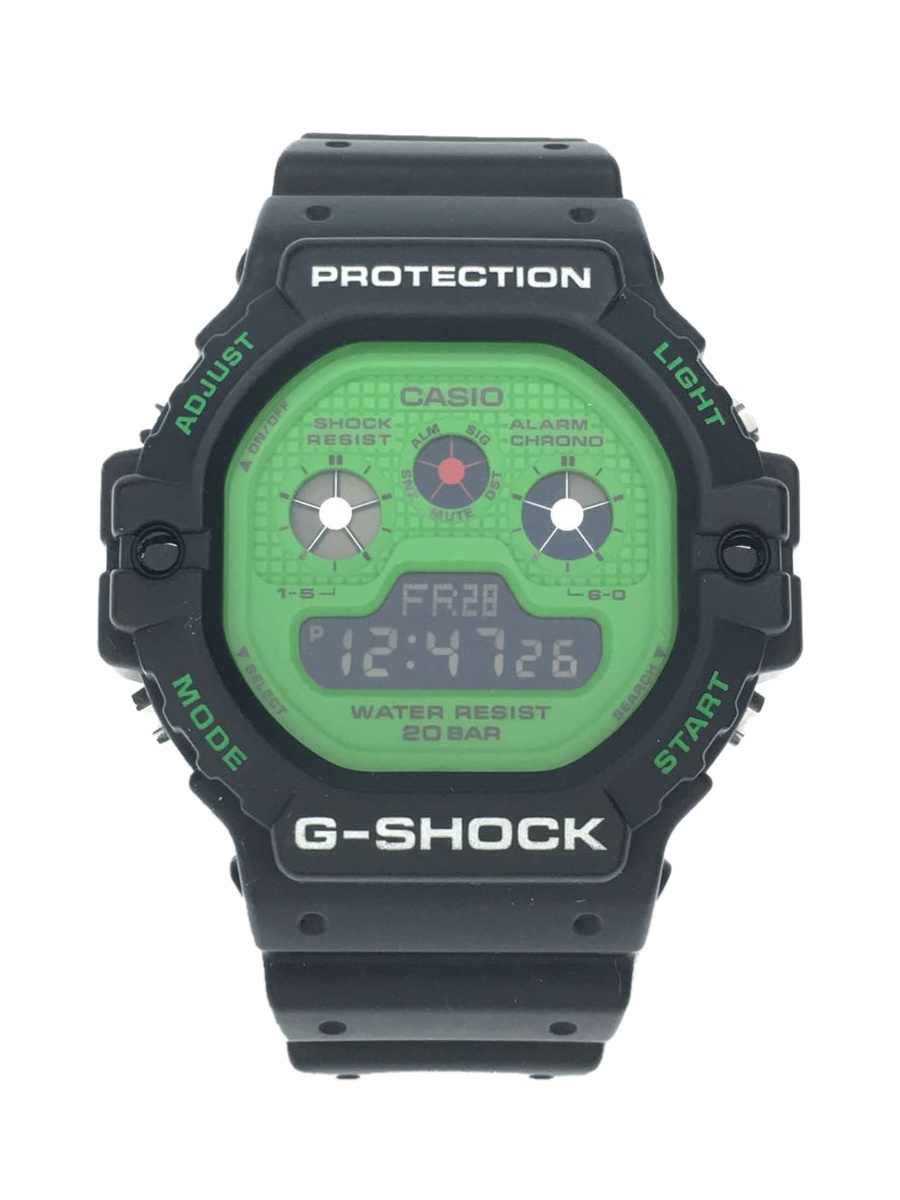 大人気新作 CASIO◇G-SHOCK/時計/デジタル/ラバー/GRN/BLK/DW-5900RS