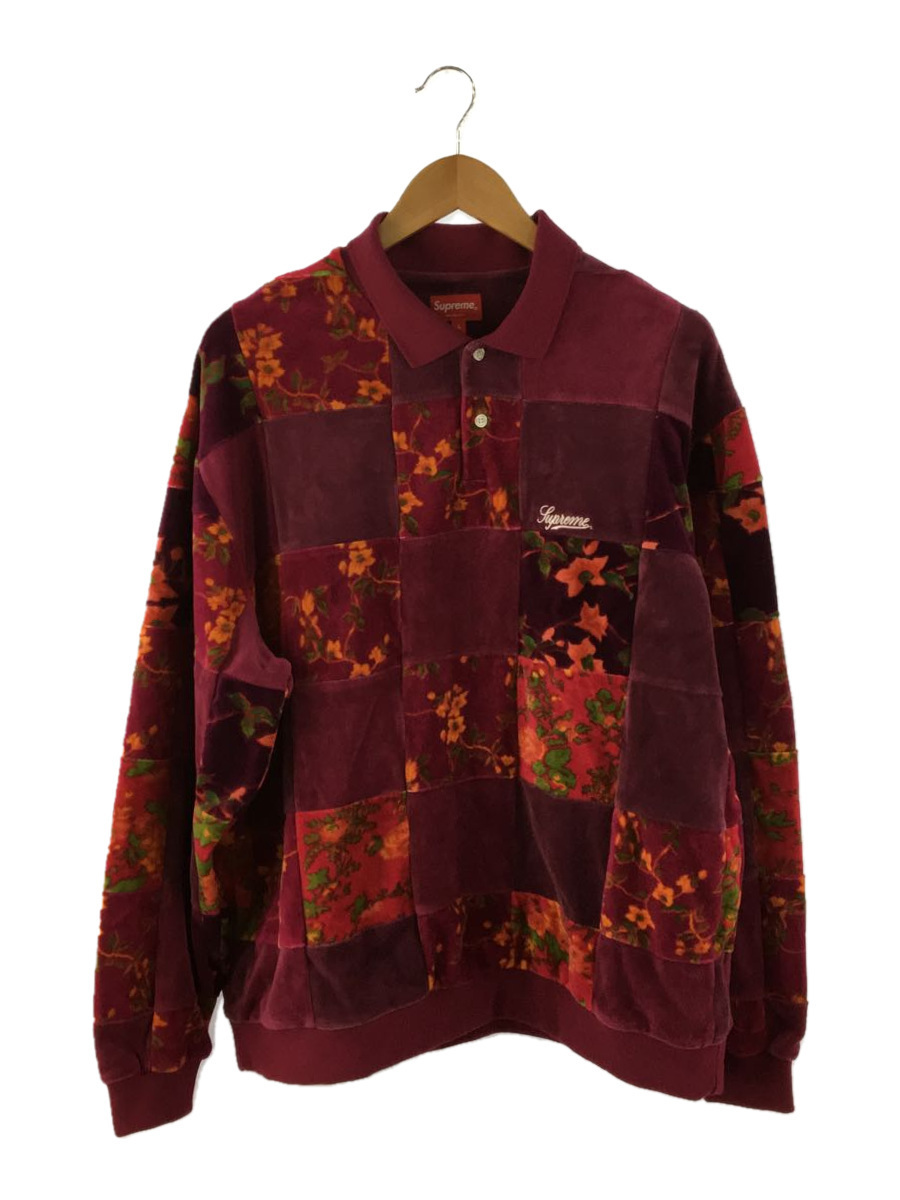 肌触りがいい Supreme◇21AW/Floral Patchwork POLOポロシャツ/L