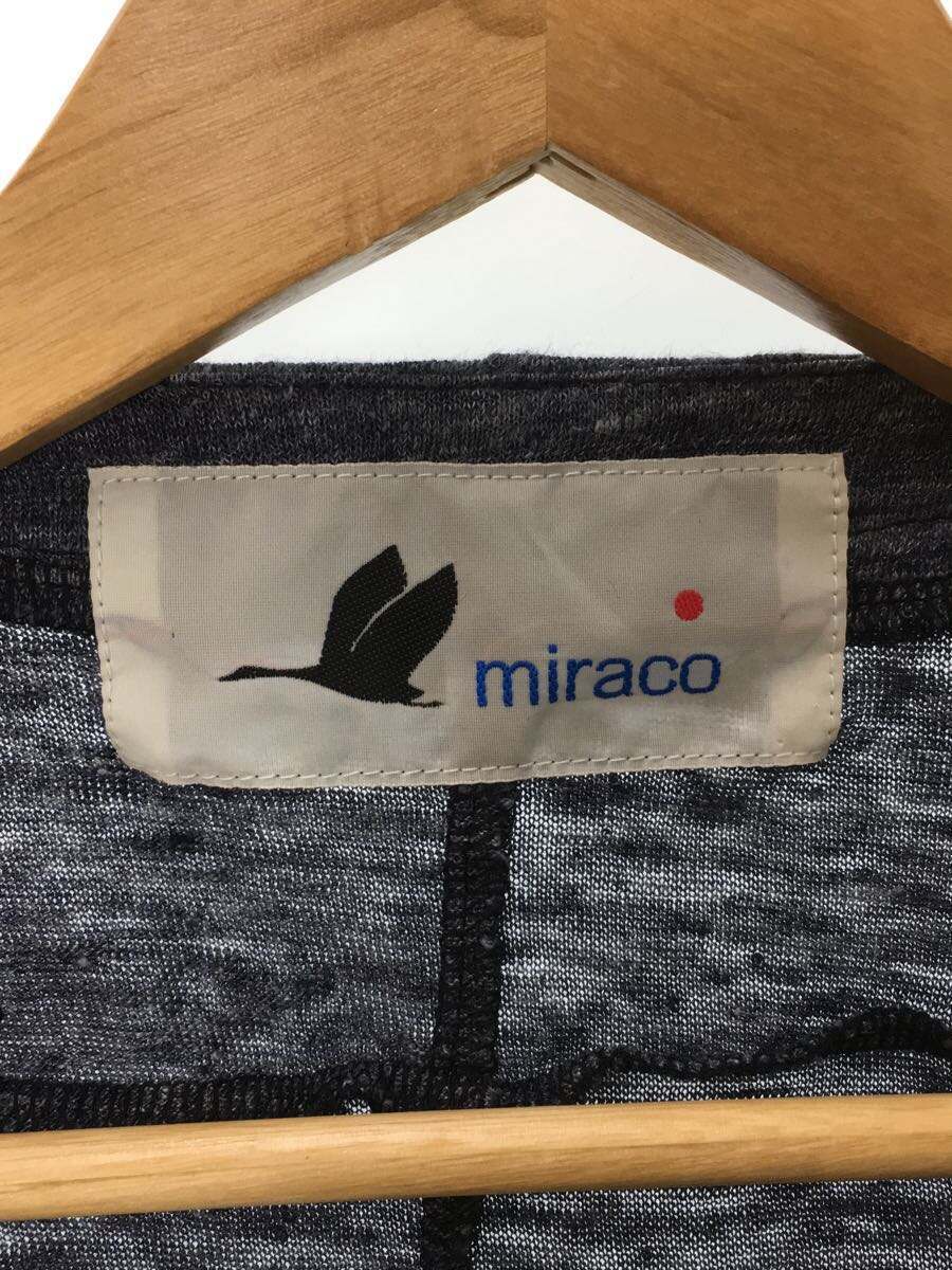 miraco◆Tシャツ/ miraco/ミラコ/コットン/NVY/無地_画像3
