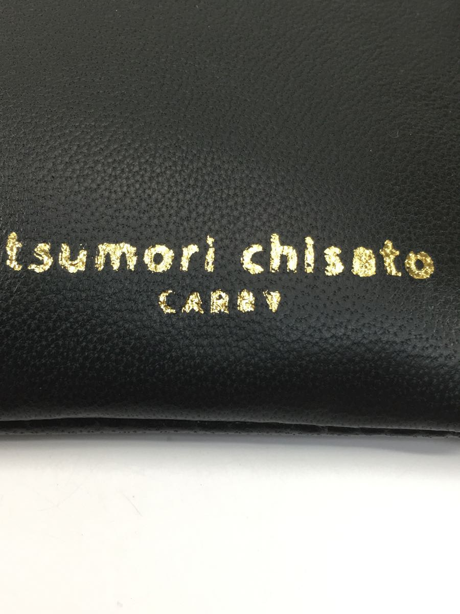 TSUMORI CHISATO◆ドロップ/長財布/レザー/ブラック/レディース_画像3