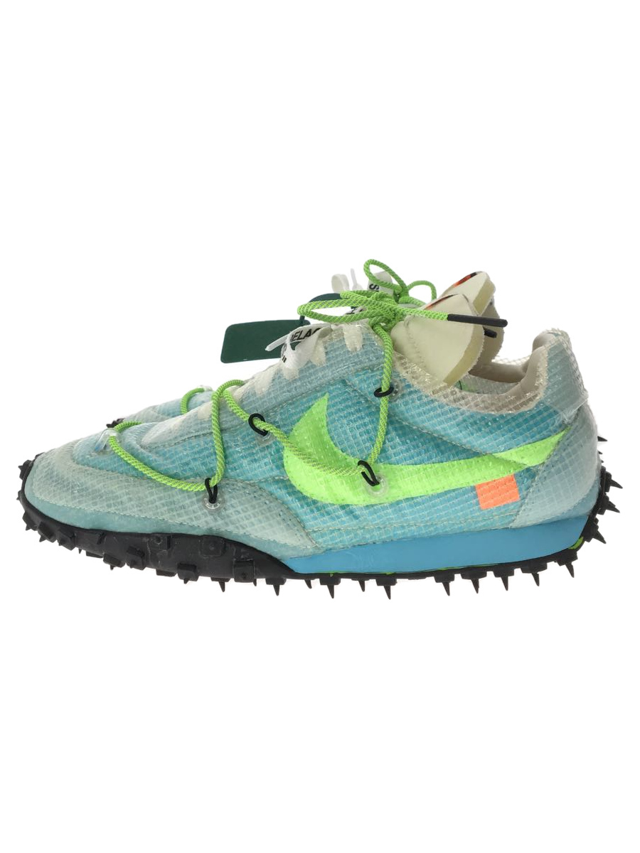 NIKE◆ローカットスニーカー/28cm/ブルー/cd8180-40000/off-white/waffle racer