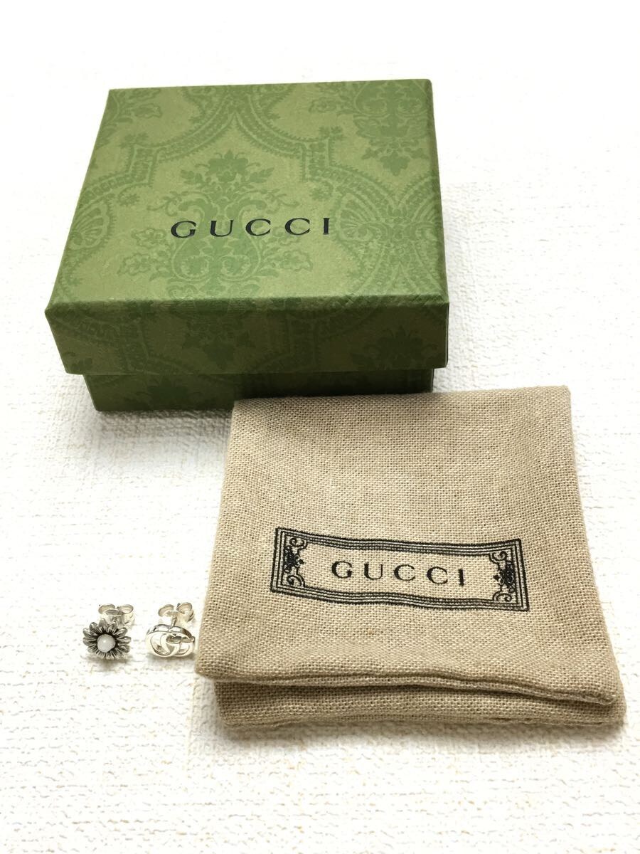 激安/新作 GUCCI◆ピアス/SV925/カラーストーン/SLV/レディース/フラワーピアス/GG/グッチ