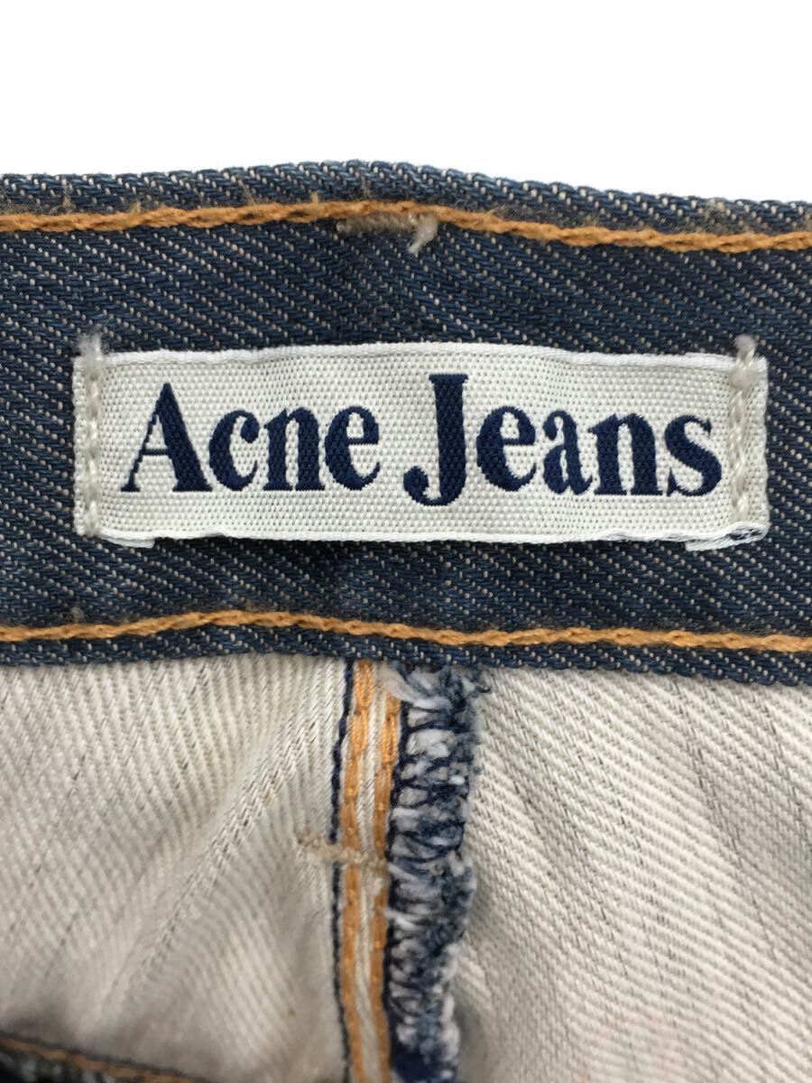 Acne Jeans◆ストレートパンツ/-/デニム/グレー/無地_画像4