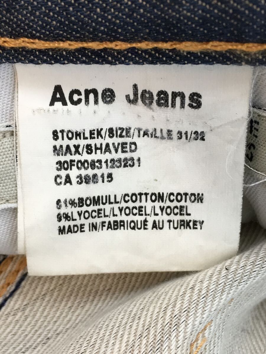 Acne Jeans◆ストレートパンツ/-/デニム/グレー/無地_画像5