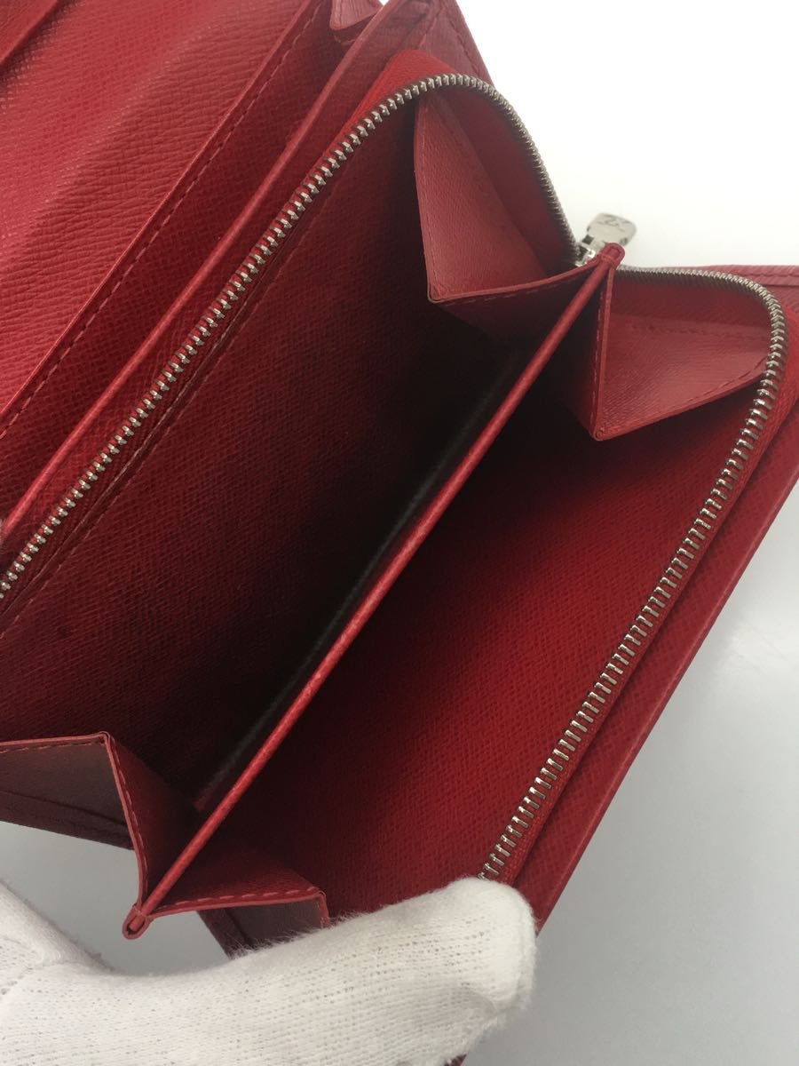 LOUIS VUITTON◆ポルトモネ・ビエトレゾール_エピ_カスティエリアンレッド/PVC/RED/レディース/M63507_画像5