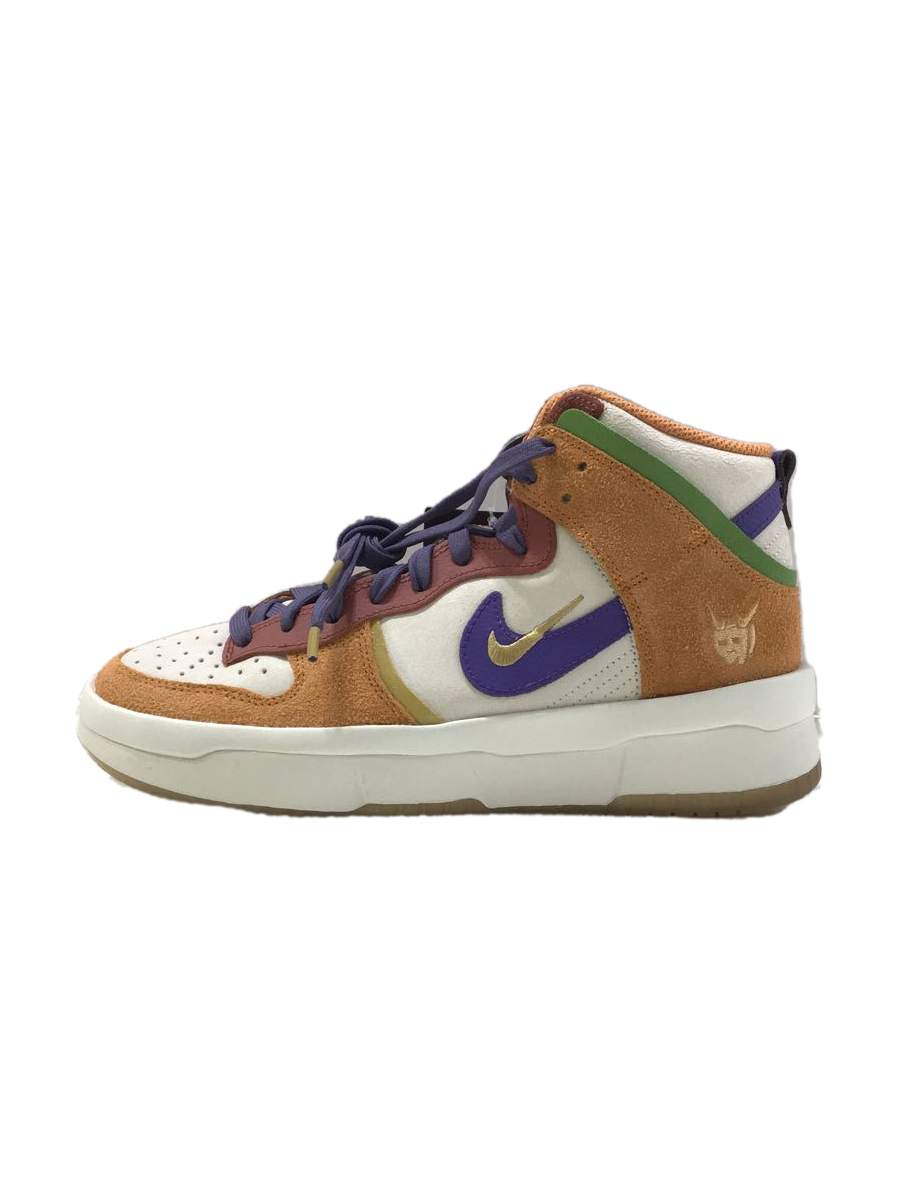 NIKE◆DUNK HIGH UP/25cm/ORN/スウェード/DQ5012-133