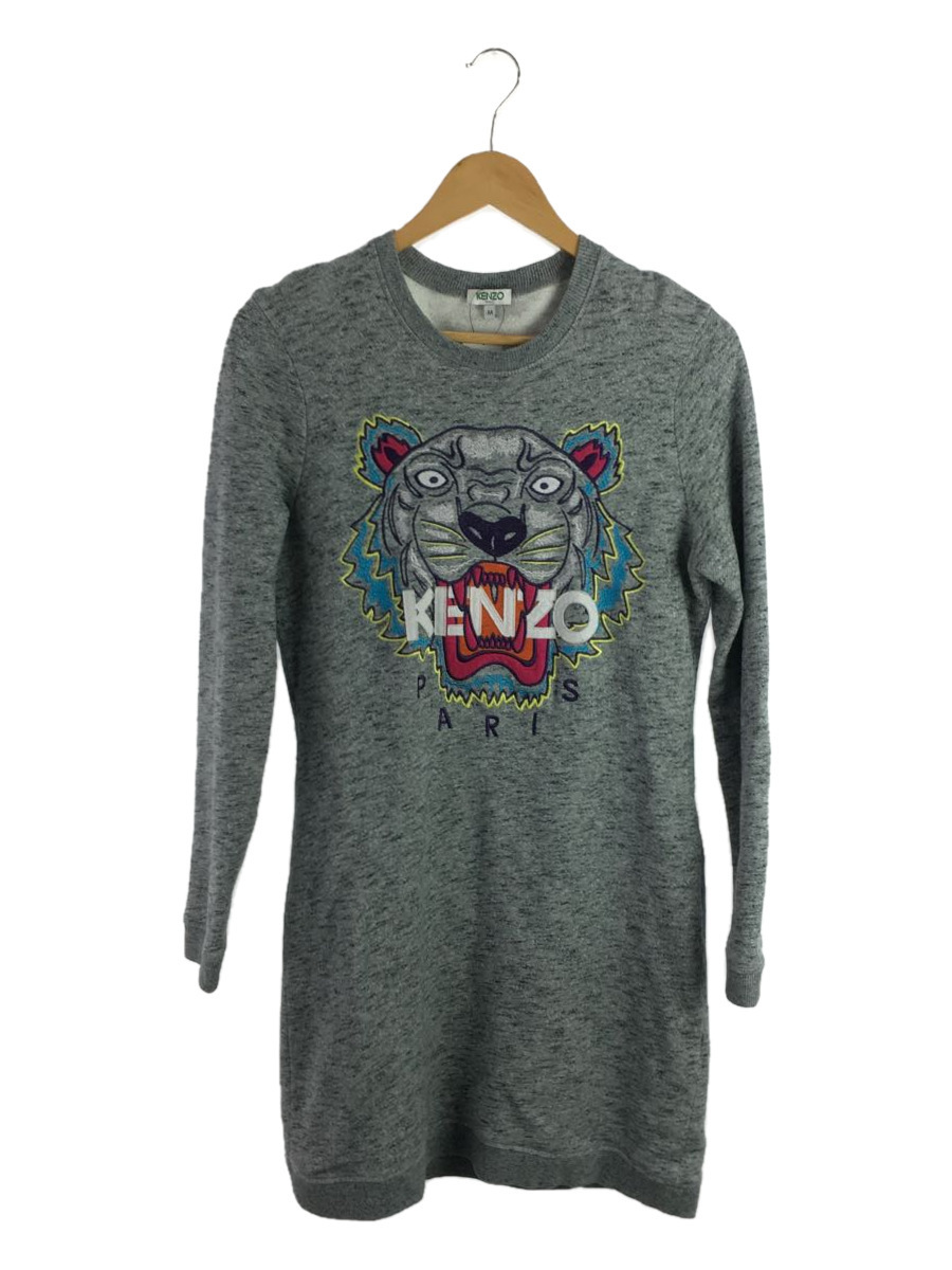 KENZO◆Classic Tiger Sweatshirt Dress/ワンピース/M/コットン/F362RO7904XE