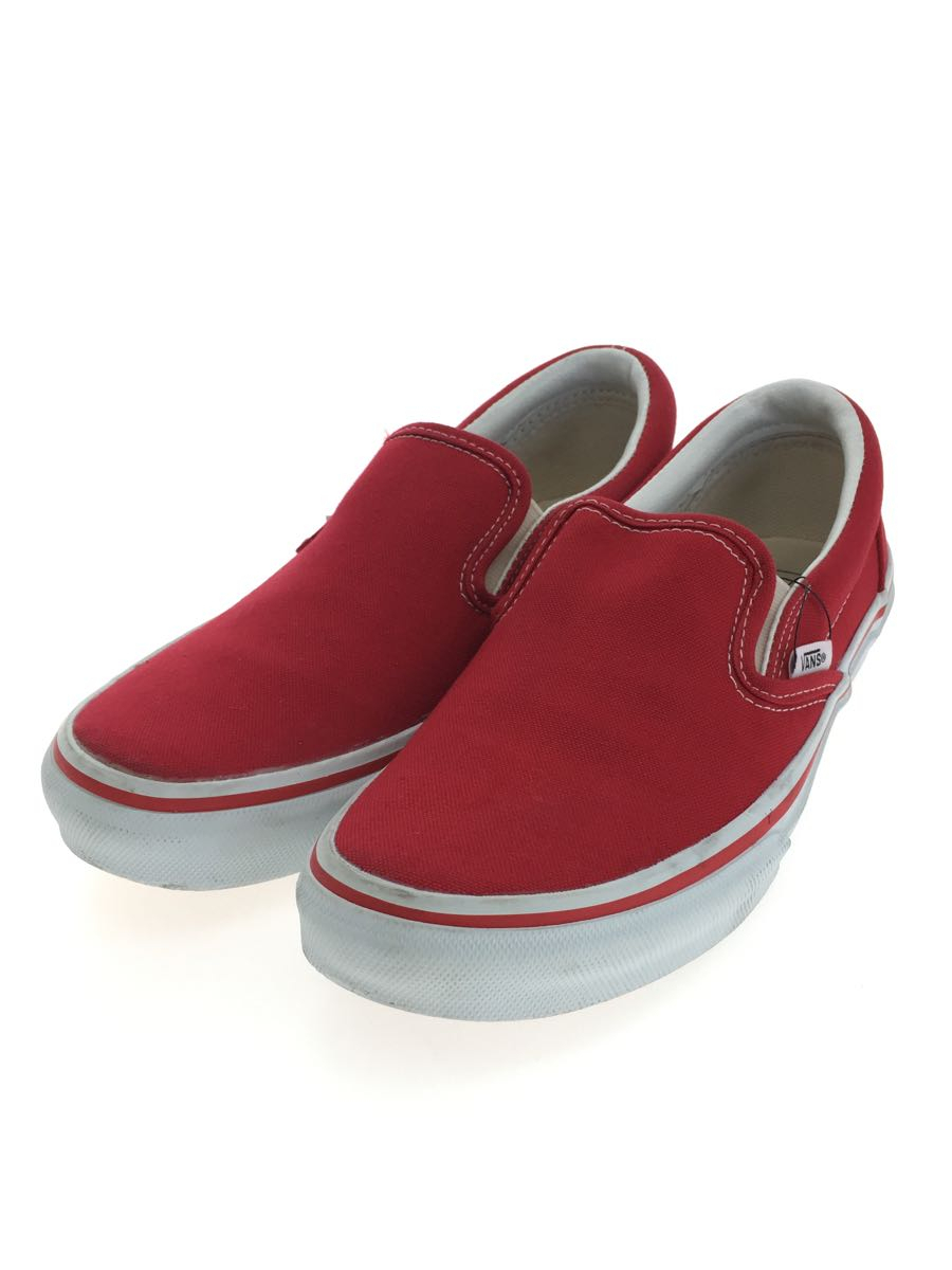 VANS◆ローカットスニーカー/25cm/RED/キャンバス/V98CLA_画像2