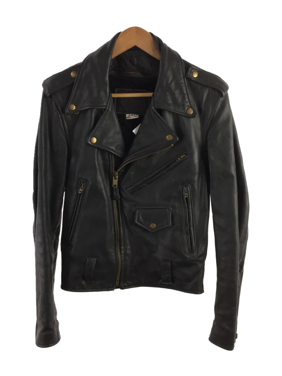 期間限定30%OFF! BRANDED GARMENTS◆ダブルライダースジャケット/36/レザー/BLK XSサイズ以下 期間限定30%OFF! BRANDED GARMENTS◆ダブルライダースジャケット/36/レザー/BLK XSサイズ以下
