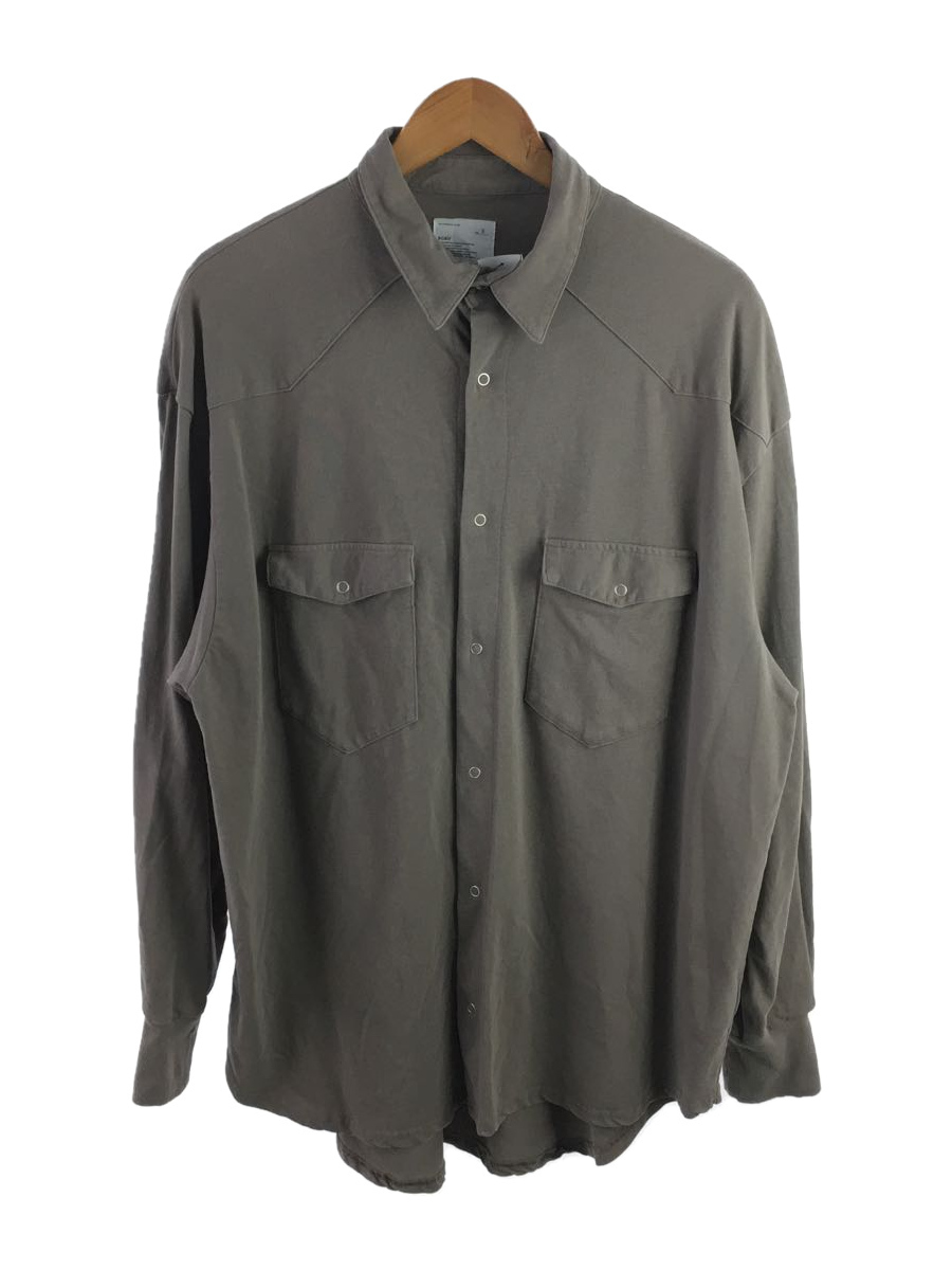 【正規品直輸入】 20AW/ウエスタンカットソーシャツ/SCAIR/長袖シャツ/3/コットン/GRY/2002SC-S002 Lサイズ 【正規品直輸入】 20AW/ウエスタンカットソーシャツ/SCAIR/長袖シャツ/3/コットン/GRY/2002SC-S002 Lサイズ