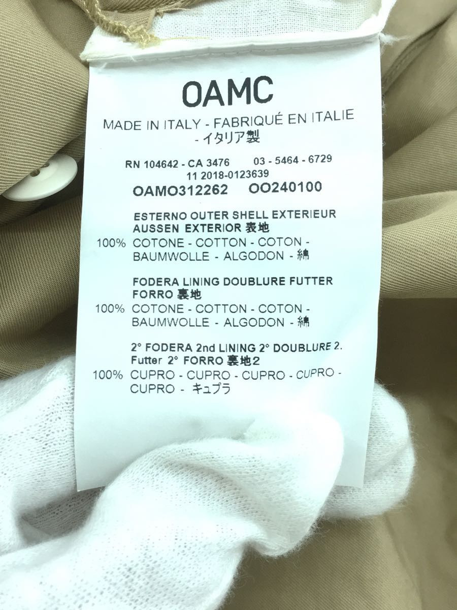 OAMC(OVER ALL MASTER CLOTH)◆ショートパンツ/ショーツ/XS/コットン/ベージュ/無地/OAMO312262_画像6