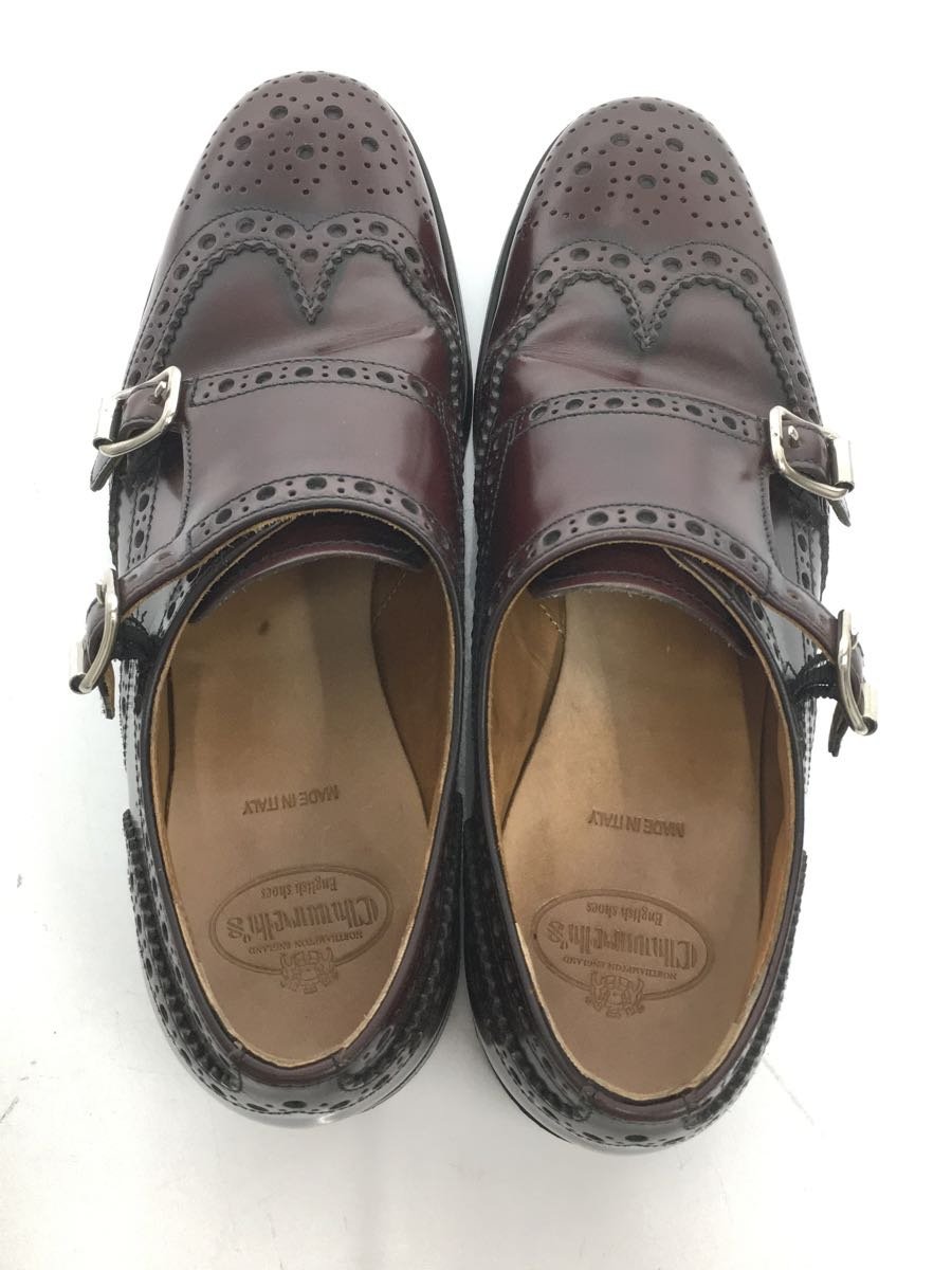 Church*s* dress shoes /35/ bordeaux /LAMA/ double monk/medali on / adjuster / wing chip /