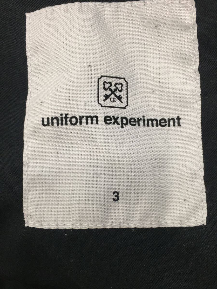 uniform experiment◆RIRI ZIP/スラックスパンツ/3/ポリエステル/GRY/ストライプ/UE-212002_画像4