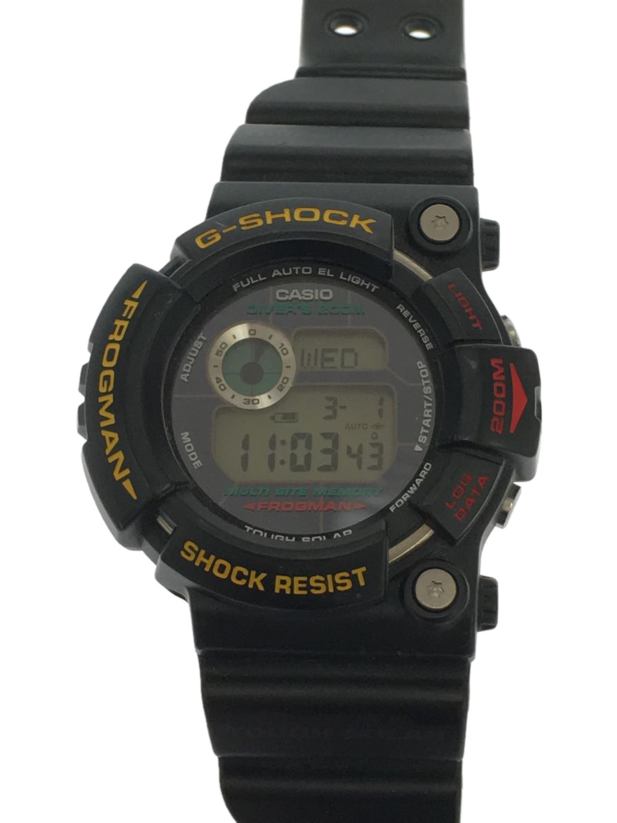 CASIO◇2009/ソーラー腕時計・G-SHOCK/デジタル/ラバー/BLK/GW-200Z