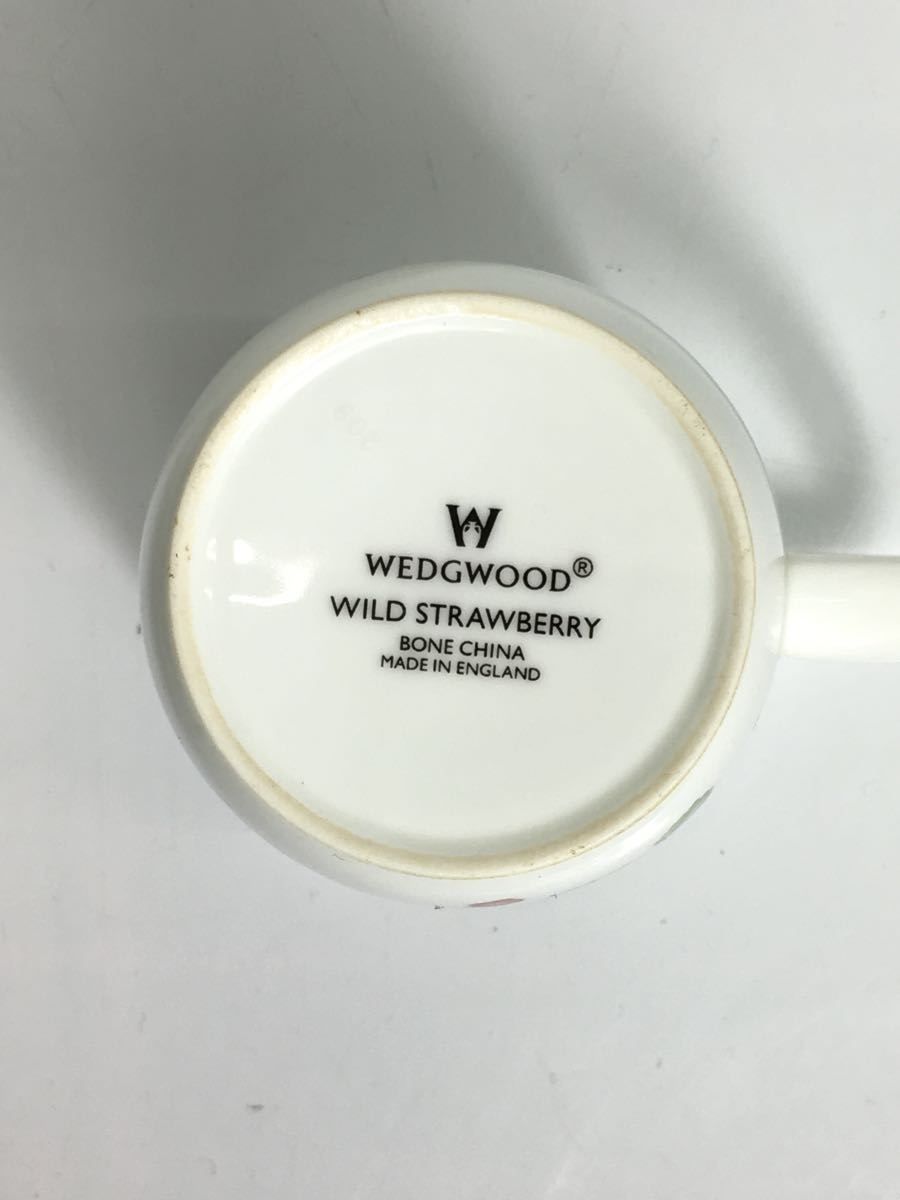 WEDGWOOD◆WEDGWOOD/マグカップ/WILD STRAWBERRY/ホワイト/ウェッジウッド_画像6