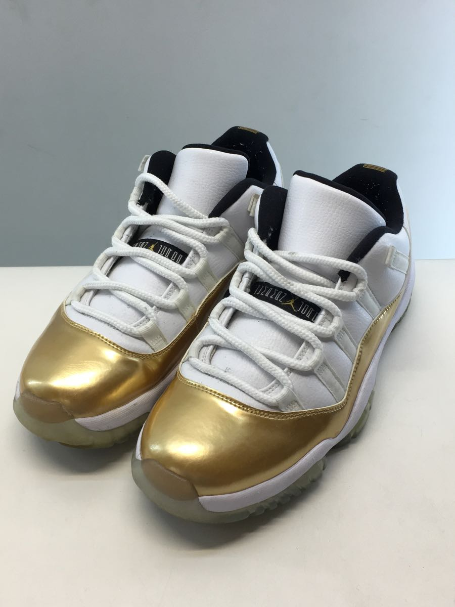 NIKE◆AIR JORDAN 11 RETRO LOW/エアジョーダンレトロロー/ホワイト/528895-103/26.5c_画像2