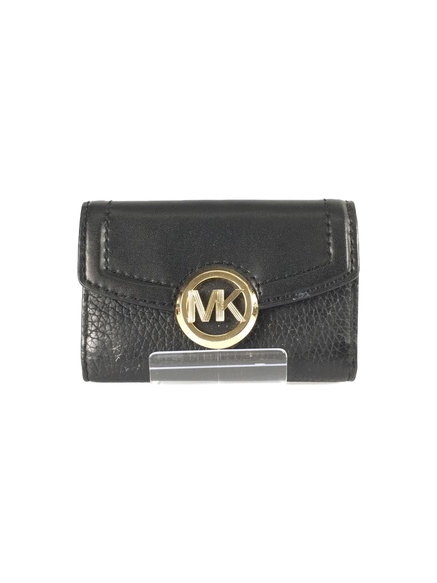 MICHAEL KORS◆キーケース/レザー/BLK/レディース/35F9GFTP5L_画像1