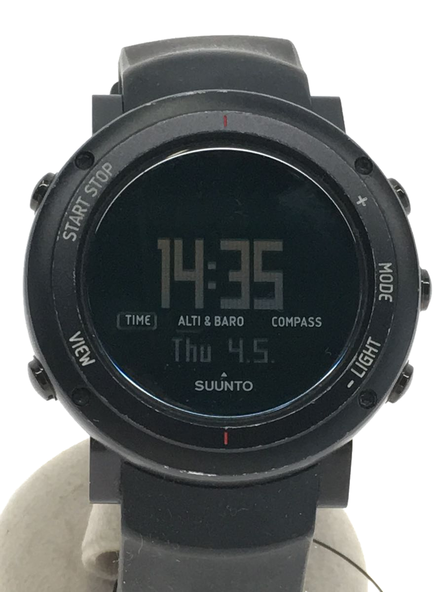 SUUNTO◆CORE/クォーツ腕時計/core/all deep//デジタル/ラバー/GRY/BLK