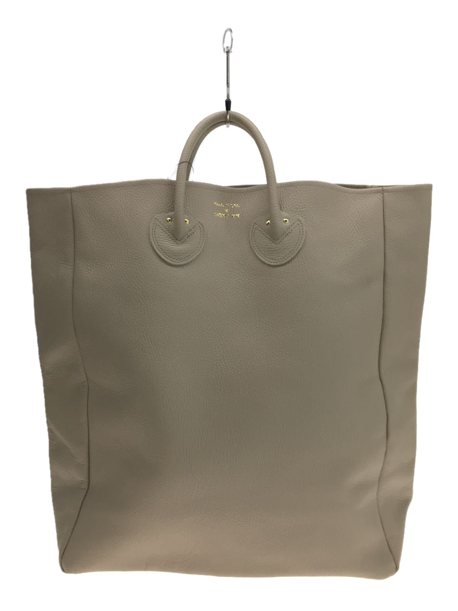 YOUNG & OLSEN◆EMBOSSED LEATHER TOTE L/レザー/GRYのサムネイル