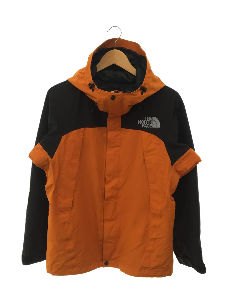 THE NORTH FACE◆MOUNTAIN JACKET_マウンテンジャケット/M/ゴアテックス/ORN/無地_画像1