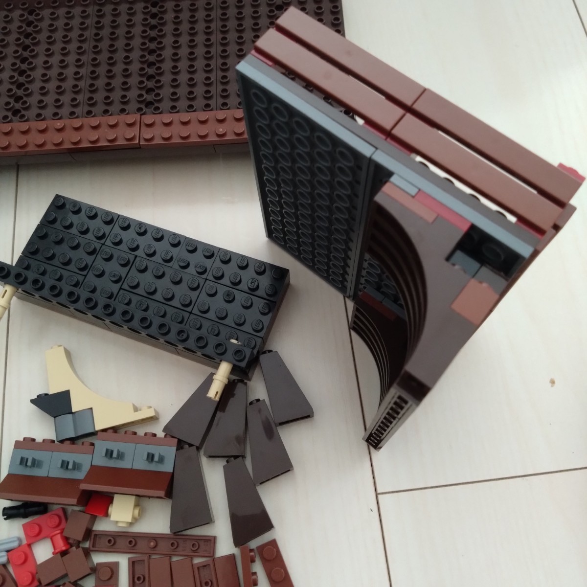 LEGO トロール戦艦 レゴ 船 舟 海賊 パーツ 破損あり7048 LEGO Castle 廃盤 レア_画像10