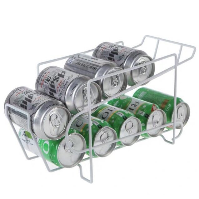 缶収納ラック 缶ストッカー 缶ビールホルダー 最大10缶収納 缶収納ラック 冷蔵庫 ストッカー 送込