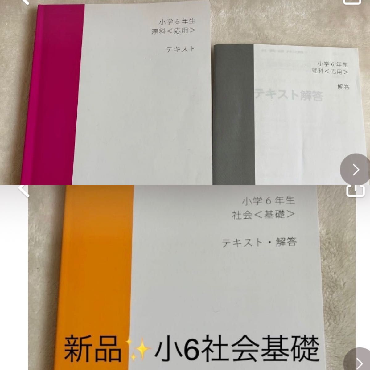 スタディサプリ 新品 未使用 小6 社会 基礎 小6 応用 理科 スタディサプリ 新品 未使用 小6 社会 基礎 小6 応用 理科