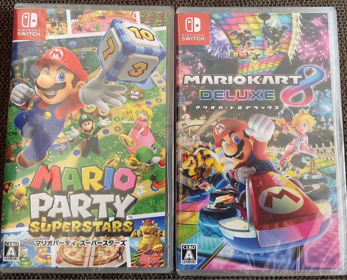 新品未開封 マリオカート8 デラックス マリオパーティースーパー