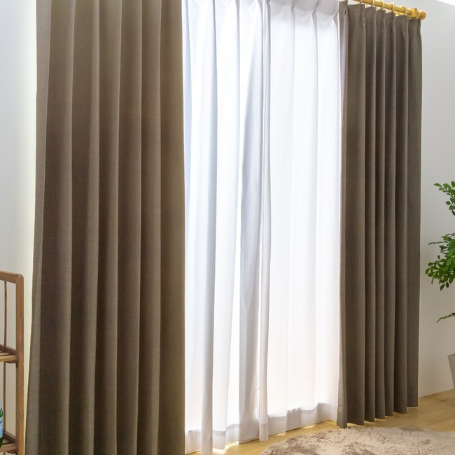 宅配便配送 完全遮光 ブラウン 幅200cm×丈215cm1枚 カーテン 遮光1級 246サイズ展開 形状記憶加工付 日本製 保温 断熱 遮熱 遮音 省エネ 丈200cm~ 宅配便配送 完全遮光 ブラウン 幅200cm×丈215cm1枚 カーテン 遮光1級 246サイズ展開 形状記憶加工付 日本製 保温 断熱 遮熱 遮音 省エネ 丈200cm~