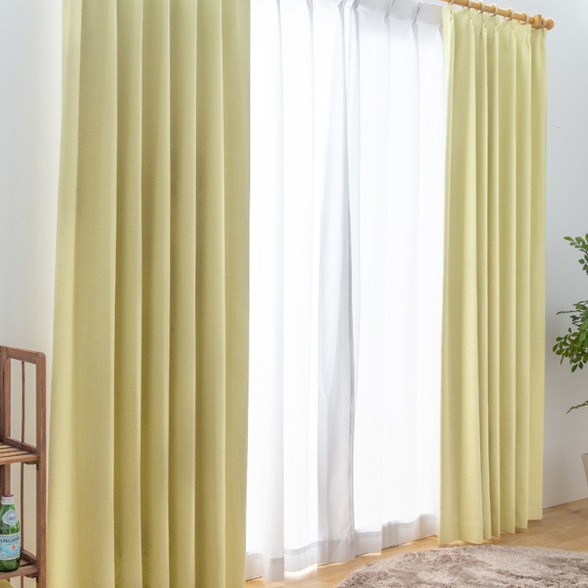 本物品質の カーテン 幅100cm×丈125cm2枚 246サイズ展開 形状記憶加工付 日本製 保温 断熱 遮熱 遮音 省エネ 遮光1級 完全遮光 イエロー 丈100cm~ 本物品質の カーテン 幅100cm×丈125cm2枚 246サイズ展開 形状記憶加工付 日本製 保温 断熱 遮熱 遮音 省エネ 遮光1級 完全遮光 イエロー 丈100cm~