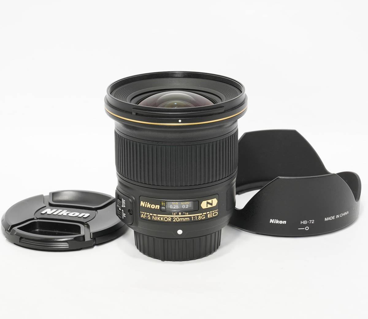 お手頃価格 即決 美品 ED F1.8G 20mm NIKKOR AF-S ニコン 動作保証