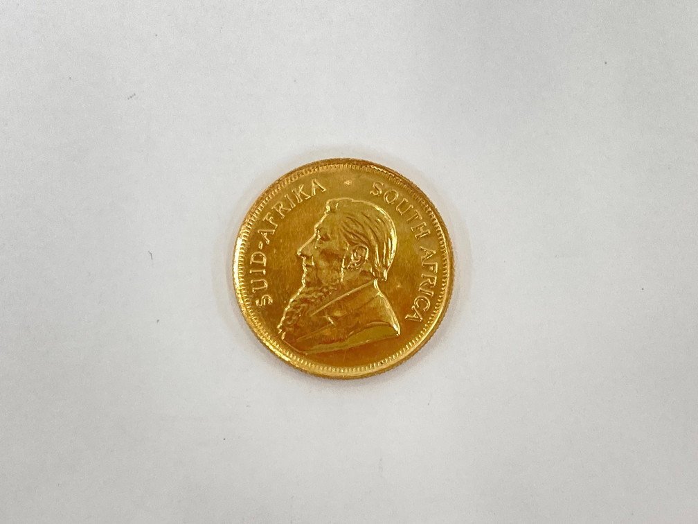 BEAU0057】K22 南アフリカ共和国 クルーガーランド金貨 1/4oz 総重量