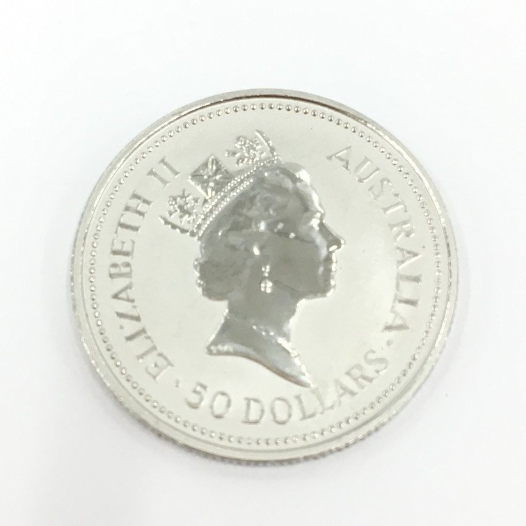 【BEBB0064】Pt1000 オーストラリア コアラ プラチナコイン 1/2oz 総重量15.7gの画像2