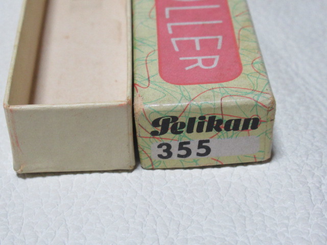 # прекрасный товар редкий 1950 годы!PELIKAN( пеликан ) ROLLER 355 шариковая ручка для бумага коробка длина 18mm, ширина 139mm, ширина 27mm