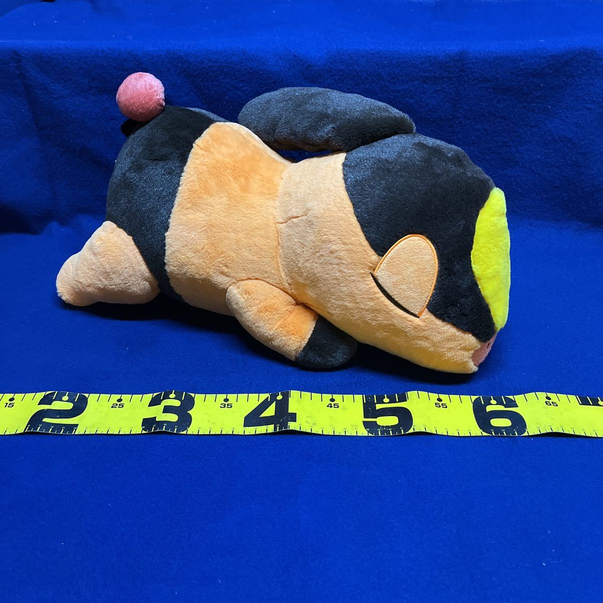 初夢　寝ている　ポカブ　ポケモンセンター　ぬいぐるみ　中古　状態良　ポケットモンスター　Pokemon BIG 寝そべり_画像1