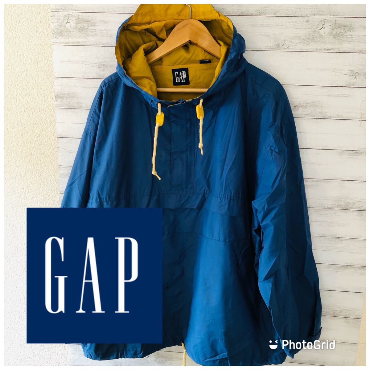 日本総代理店 OLD GAP アノラックパーカー ネイビーL - ジャケット