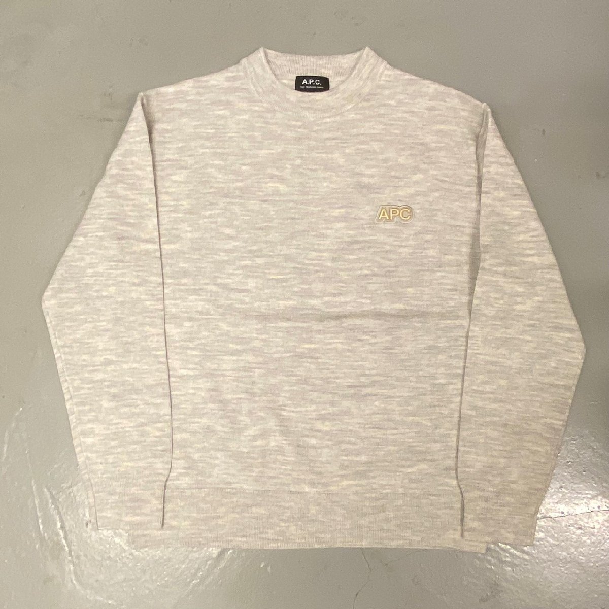 高知インター店】 ☆A.P.C. アーペーセー☆ 刺繍ロゴ ニット セーター