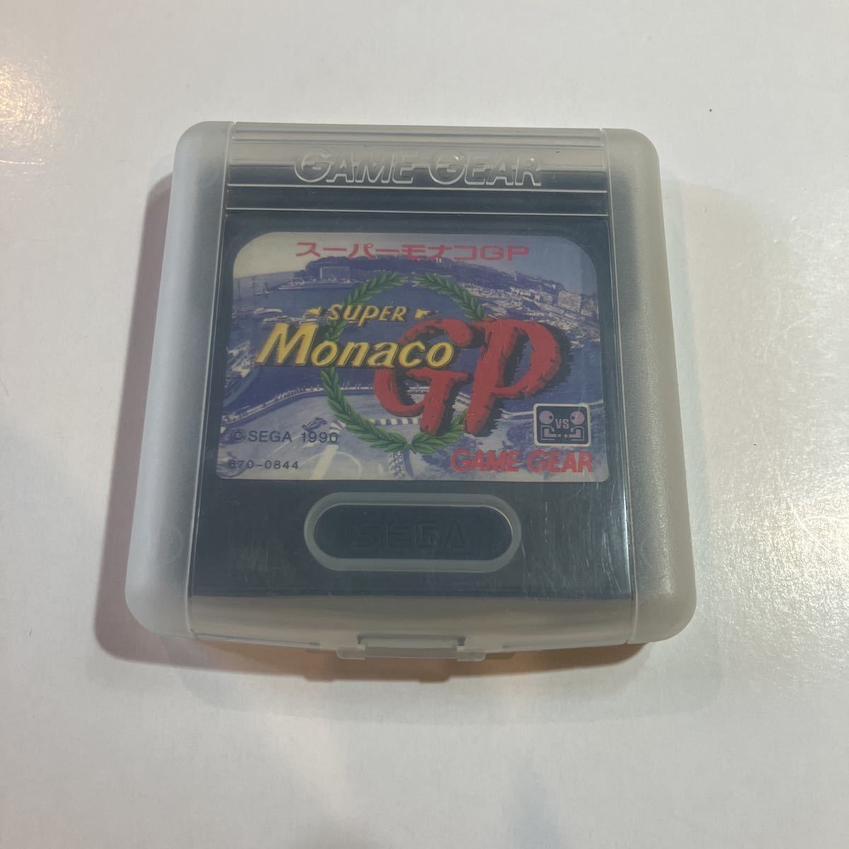  Game Gear game soft super Monaco GP beautiful goods case attaching operation not yet verification 